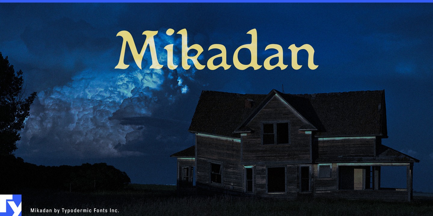 Mikadan Font preview